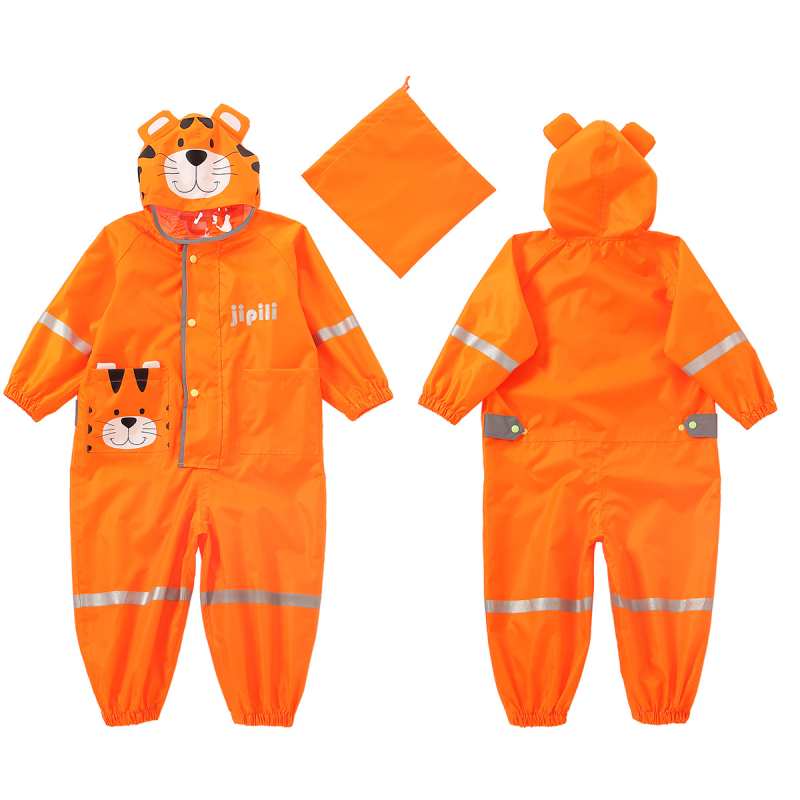 Laste üksosaline vihmariide pončo Cartoon stiilis, jalgrattale, Oxford kangas, regulaarne paksus, veekindel liimitud kiht A/C, kohandamine saadaval