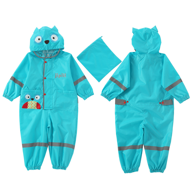 Laste üksosaline vihmariide pončo Cartoon stiilis, jalgrattale, Oxford kangas, regulaarne paksus, veekindel liimitud kiht A/C, kohandamine saadaval