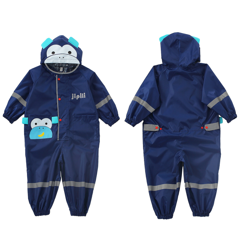 Laste üksosaline vihmariide pončo Cartoon stiilis, jalgrattale, Oxford kangas, regulaarne paksus, veekindel liimitud kiht A/C, kohandamine saadaval