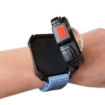 Išorės daugiafunkcinis kompaktiškas LED galvos žibintas, 5W, 1000mAh įkraunamas, 360° pasukamas