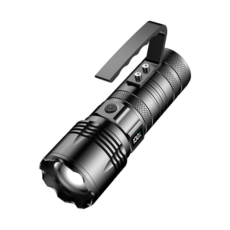 Laser lanterna od aluminijske legure, baterija 6600 mAh, 20 W, domet 200–500 m