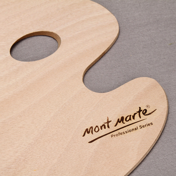 Ξύλινο οβάλ πάνελ παλέτας ζωγραφικής Xupeng F σειρά