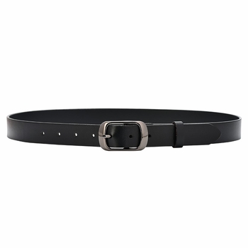 Moteriška natūralios odos juosta, paprastas ir stilingos dizainas, sagtis iš lydinio, užsegimas smeigtuku, universalus mados aksesuaras