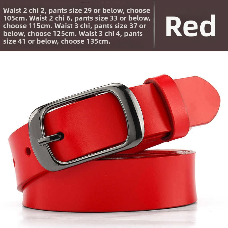 Moteriška natūralios odos juosta, paprastas ir stilingos dizainas, sagtis iš lydinio, užsegimas smeigtuku, universalus mados aksesuaras