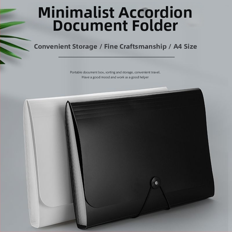 13-skyrčių akordeoninė dokumentų byla, plastikinė konstrukcija, didelė talpa, spausdintas logotipas, pritaikymas, licencijuotas privatų prekės ženklas