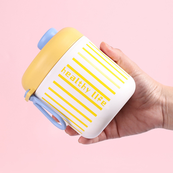 Kaasaskantav Hommikusass: Puderikauss Tiheda Lukustusega, 501–800 ml, Toiduklass Plastikas