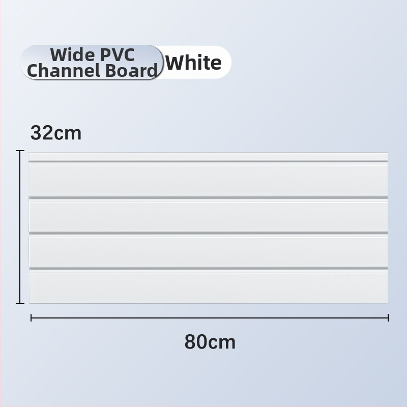 PVC sieninis display stovas su keliais kabliukais, vienos dalies PVC liejimas, apkrova virš 30 kg