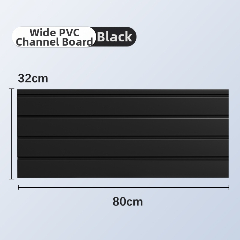 PVC sieninis display stovas su keliais kabliukais, vienos dalies PVC liejimas, apkrova virš 30 kg