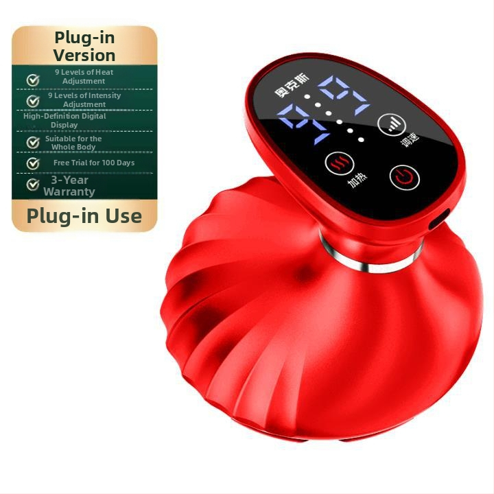 Oaks Br-g536 Ühildatav meridiaaniharja elektriline massaaž, 4 kiirust, temperatuuri reguleeritav kuni 9 taset, ABS-korpus, nuppude abil juhtimine