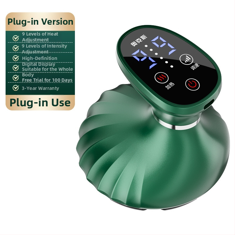 Oaks Br-g536 Ühildatav meridiaaniharja elektriline massaaž, 4 kiirust, temperatuuri reguleeritav kuni 9 taset, ABS-korpus, nuppude abil juhtimine