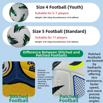 Jalgpallikomplekt – PU materjal, liimitud õmblused, 5-palliline komplekt, bränd QIUWANG, logotipp trükitud, kohandamine saadaval