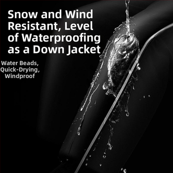 Kepu kelio sąnario apsauga elektriniams transporto priemonėms – vėjo atspari žiemos šilumos apsauga motociklui ir elektriniam paspirtukui, suaugusiems, modelis KP-HJRHX-040