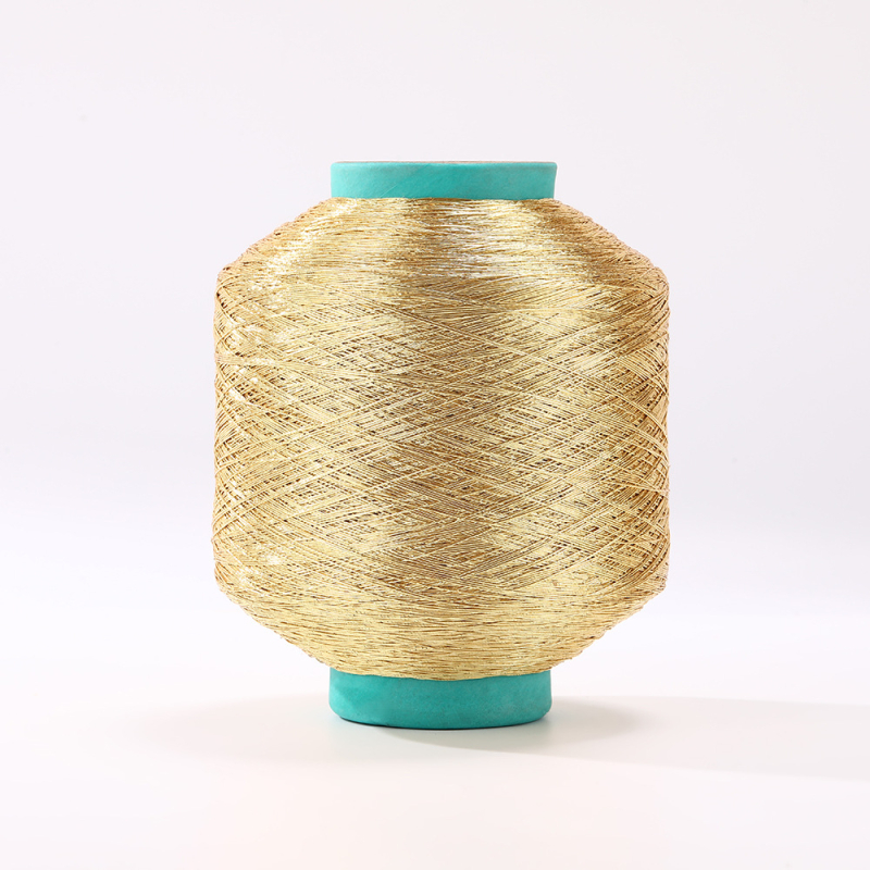 Yanchuan aukso ir sidabro siūlai iš medvilnės pluošto – siuvimui ir tekstilei - poliesteris (4- ir 6- gijų)