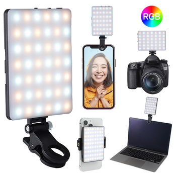 LED svjetlo za dopunu fotografija i live streamanja, plosnati panel, prijenosno, za stolnu uporabu, tri boje temperature, snaga ispod 10W, napon 200-220V, model VL-60 bi