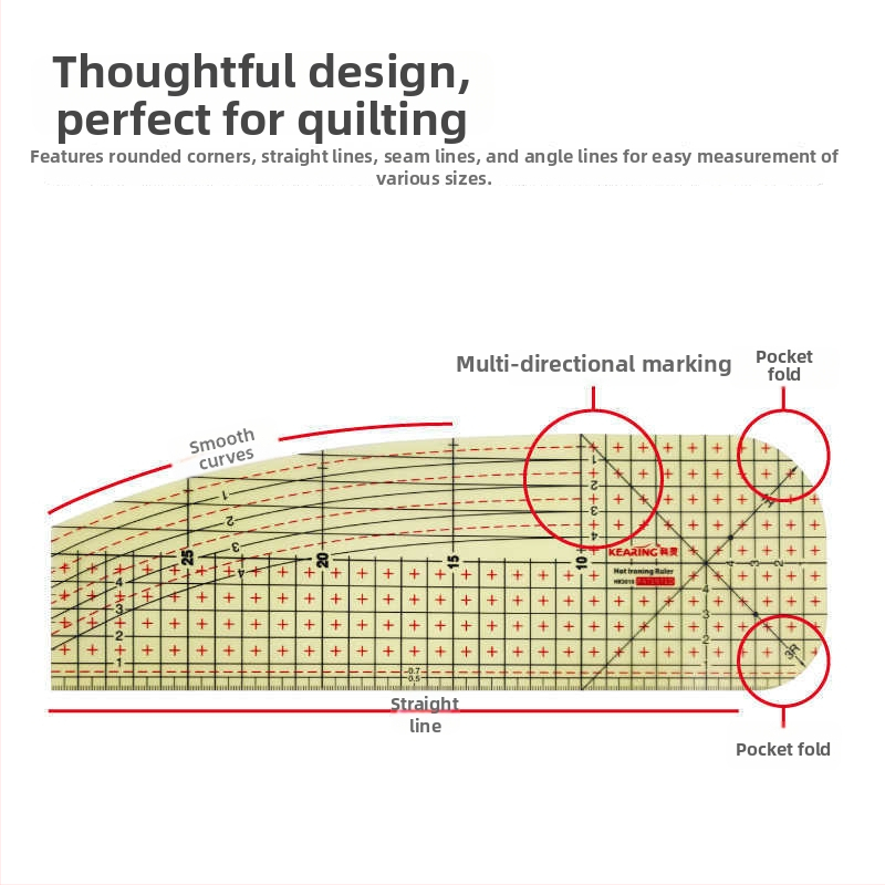 Kolding centimetrų liniuotė — plastikinis korpusas, pritaikytas atspaudas, pakuotė 1/12/240