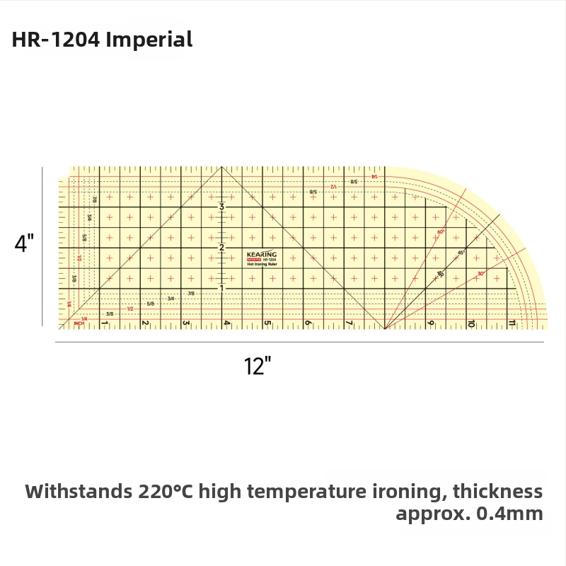 Kolding sentimeetriline joonlaud — plastikkorpus, kohandatav trükk, pakend 1/12/240