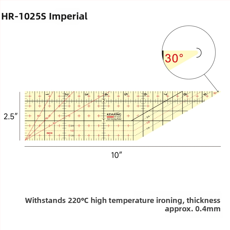 Kolding sentimeetriline joonlaud — plastikkorpus, kohandatav trükk, pakend 1/12/240