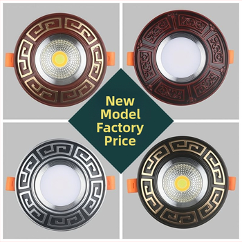 LED Bull's-Eye laeprožektor, sissehitatud downlight 6/7.5/8 augud, 110–240 V, CRI ≥95, hääletoimelise lülitiga, terasest korpus