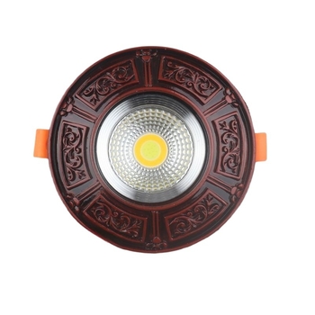 LED Bull's-Eye таванен вграден downlight, 6/7.5/8 дупки, 110–240 V, CRI ≥95, гласово управление, метален корпус