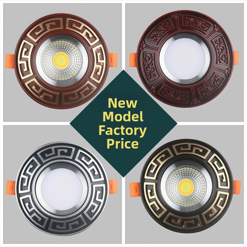 LED Bull's-Eye laeprožektor, sissehitatud downlight 6/7.5/8 augud, 110–240 V, CRI ≥95, hääletoimelise lülitiga, terasest korpus