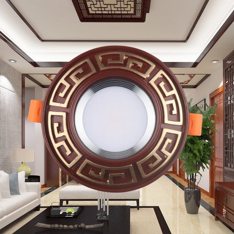 LED Bull's-Eye таванен вграден downlight, 6/7.5/8 дупки, 110–240 V, CRI ≥95, гласово управление, метален корпус