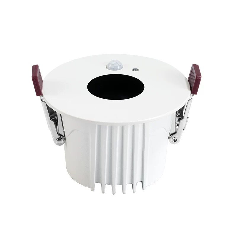 Simcnc прожектор за вход със сензор за движение, COB LED, алуминиев корпус, висок CRI 95%, до 36V, сензор за човешкото тяло