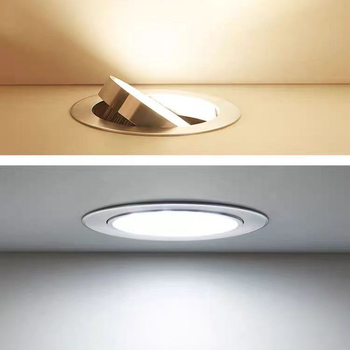 LED таванна прожекторна светлина, вградена, регулируем ъгъл, мощност 3W/5W/7W/12W, напрежение 110–240V, CRI ≥95