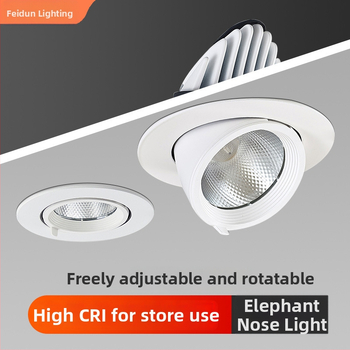 LED peidetud laevalgusti, reguleeritav nurk, anti-glare, seina pesuvalgustus, alumiiniumkorpus, CRI ≥90, 220V