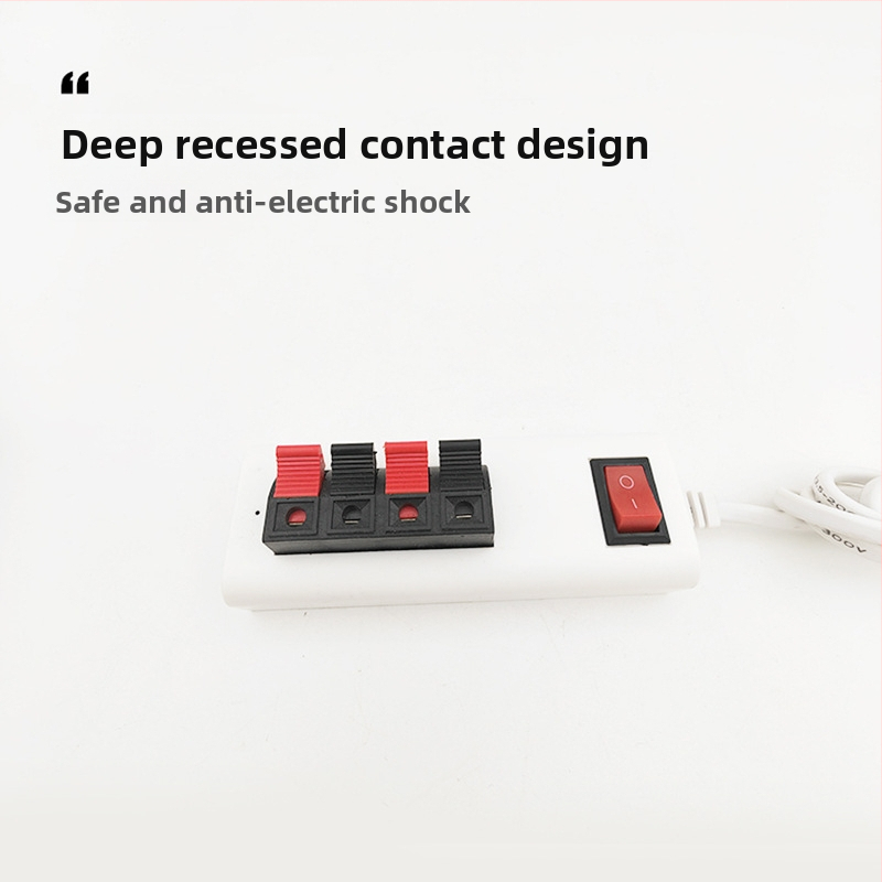 LED testa klipsis lampām un griestu apgaismojumam – 10A, 200W, 110-240V, 100g, korpuss: plastmasa + vara vads