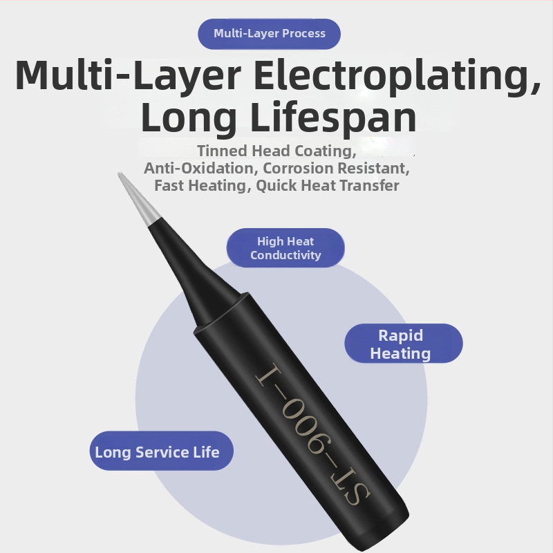 Universali litavimo antgalis 936 – pastovi temperatūra, vidinis šildymas, kopito plokščių gali