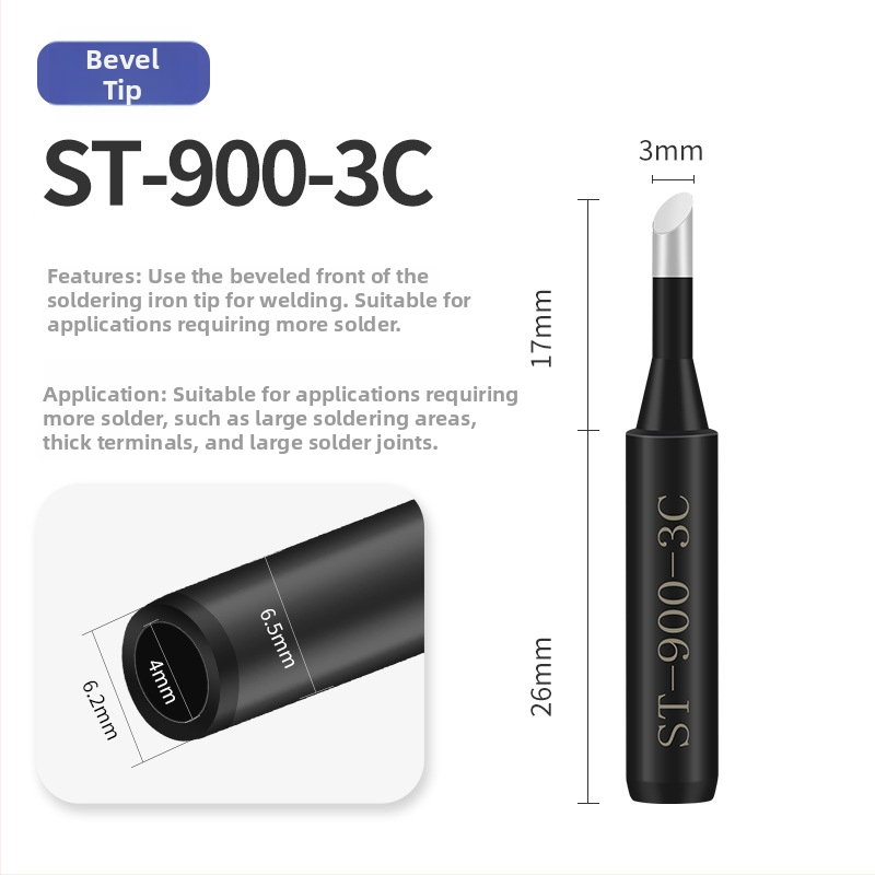 Universali litavimo antgalis 936 – pastovi temperatūra, vidinis šildymas, kopito plokščių gali