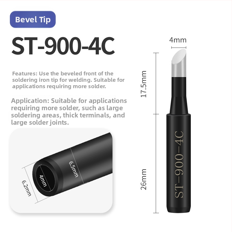 Universali litavimo antgalis 936 – pastovi temperatūra, vidinis šildymas, kopito plokščių gali