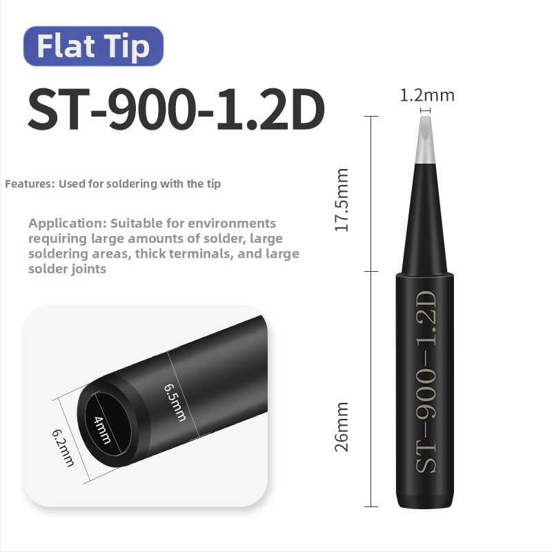 Universali litavimo antgalis 936 – pastovi temperatūra, vidinis šildymas, kopito plokščių gali