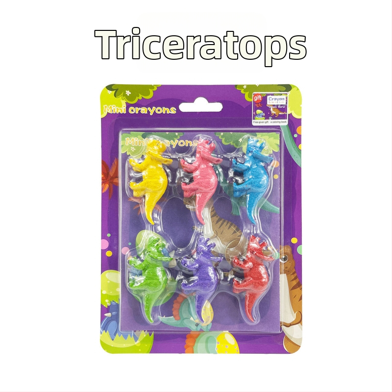 Plastvormidega krayonide värvimise komplekt — mudel XH-040, ümmargune pliiats, Styling Crayon seeria, korpus paberist