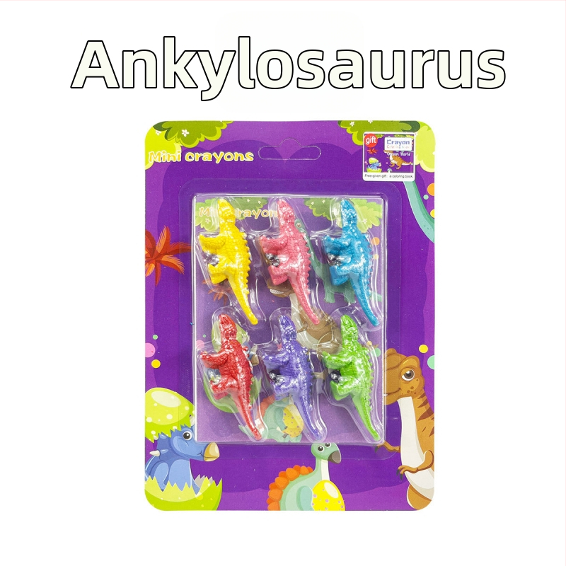 Plastvormidega krayonide värvimise komplekt — mudel XH-040, ümmargune pliiats, Styling Crayon seeria, korpus paberist