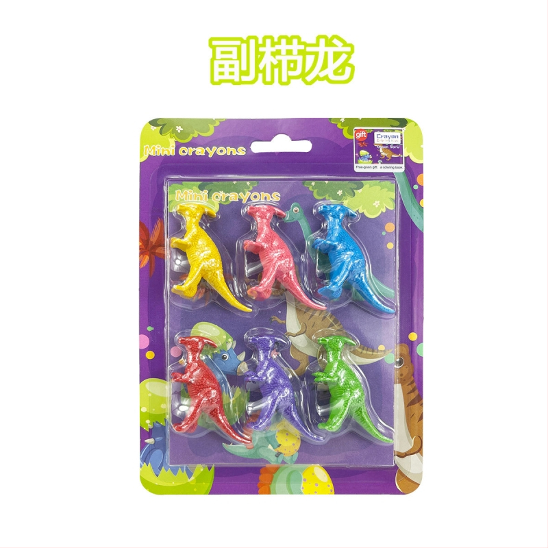 Plastvormidega krayonide värvimise komplekt — mudel XH-040, ümmargune pliiats, Styling Crayon seeria, korpus paberist