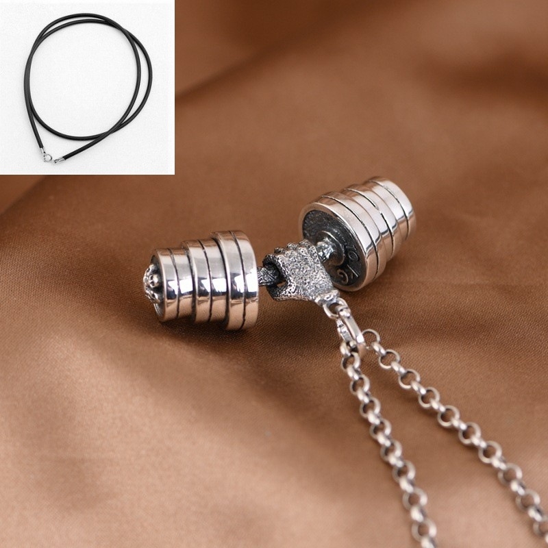 Kaklo papuošalas su hantelių pakabuku, vario medžiaga, U formos geometrinis dizainas, elektroplatuotas, etninis stilius, pavasaris 2023