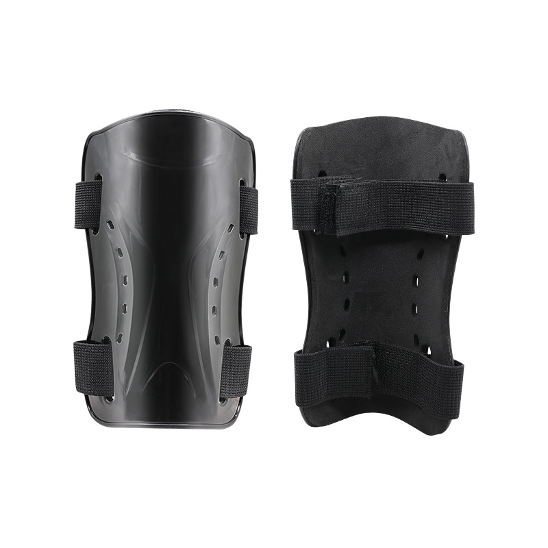 Futbolo blauzdos apsauga su plastiko korpusu, dviguba Velcro juosta