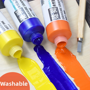 Deli puidugraafika trükitarvikud 230 ml veepõhine tint algajatele