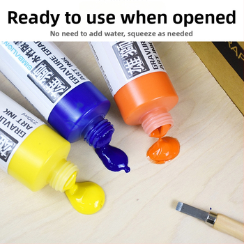 Deli puidugraafika trükitarvikud 230 ml veepõhine tint algajatele