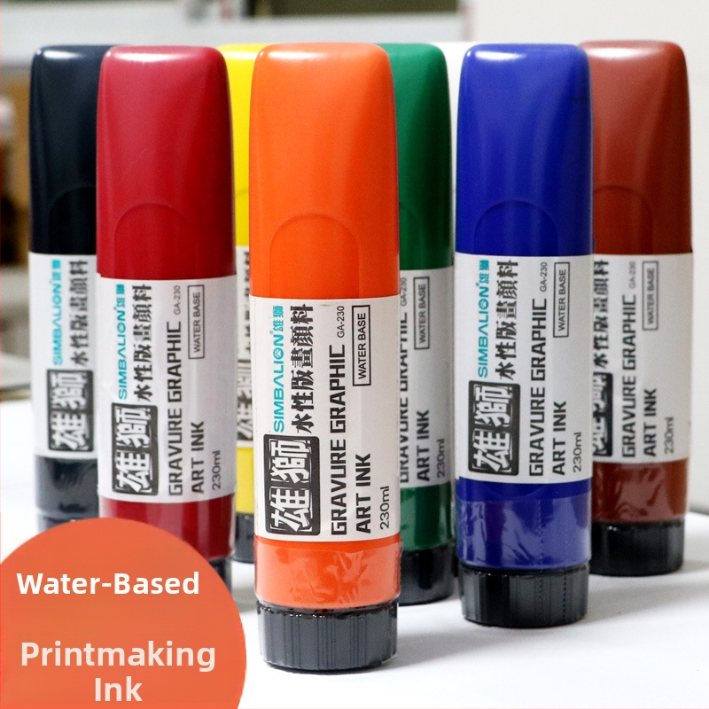 Deli puidugraafika trükitarvikud 230 ml veepõhine tint algajatele