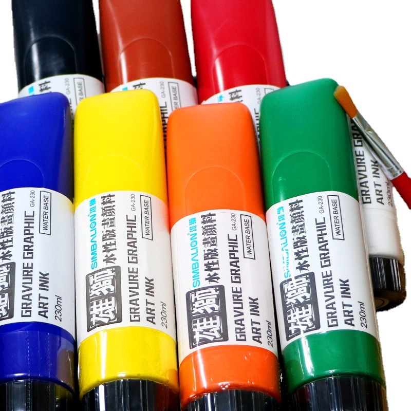 Deli puidugraafika trükitarvikud 230 ml veepõhine tint algajatele