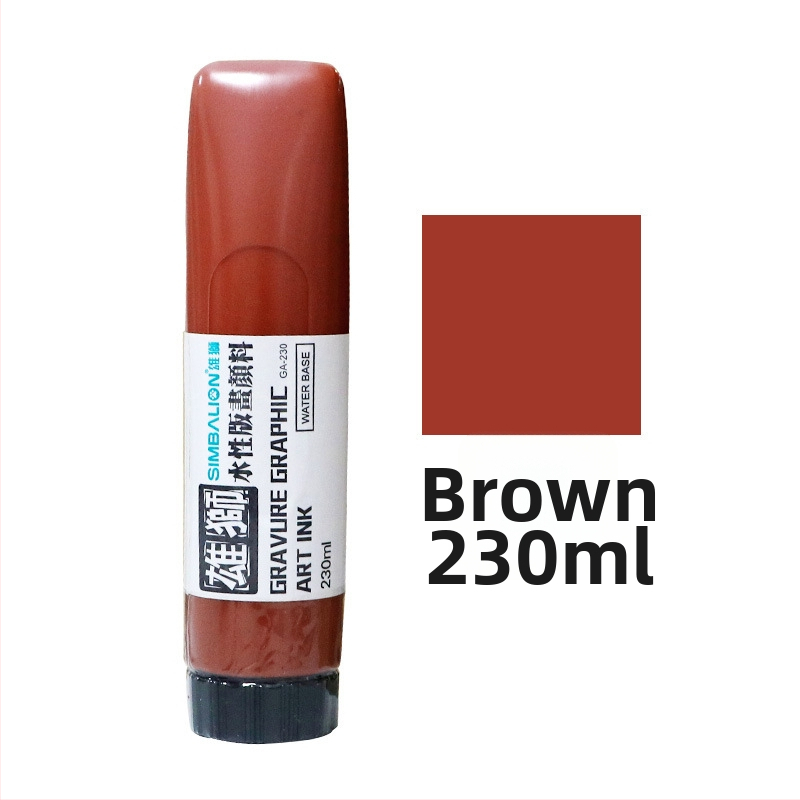 Deli puidugraafika trükitarvikud 230 ml veepõhine tint algajatele