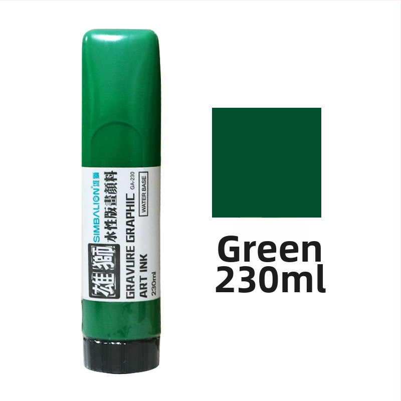 Deli puidugraafika trükitarvikud 230 ml veepõhine tint algajatele