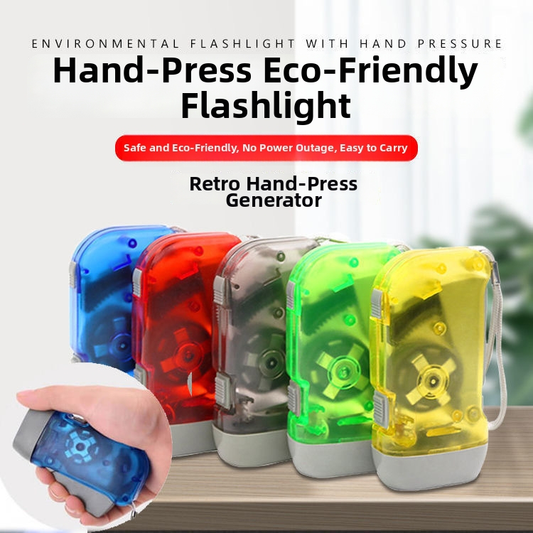 Rokas darbības lukturis — pašgenerējošs, ultra spilgts LED, kompakts ārējai izmantošanai, Town Head