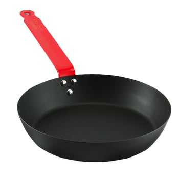 Tava za prženje bez premaza od rafiniranog željeza, jednoslojno dno, dubina 5 cm, univerzalna kompatibilnost s plinskim i indukcijskim pločama, model ZBX-TGJG, težina 1,4 kg