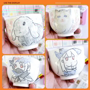 Thiaoohua zemglazūras krāsu zīmulis keramiskajai gleznošanai, viens komplekts; Materiāls: zemglazūras krāsa; Produkta kods: Underglaze colored pencil (single); Lietošana: keramiskā gleznošana