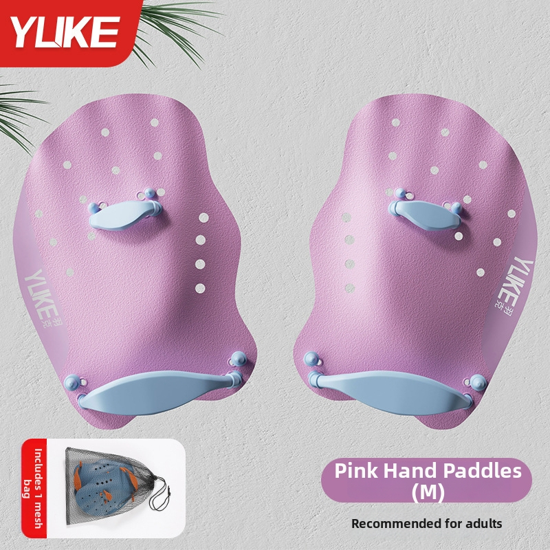 Ujumise käeplaat täiskasvanutele – silikoonist peopesaplaat, PP-korpus, kaubamärk Yuke