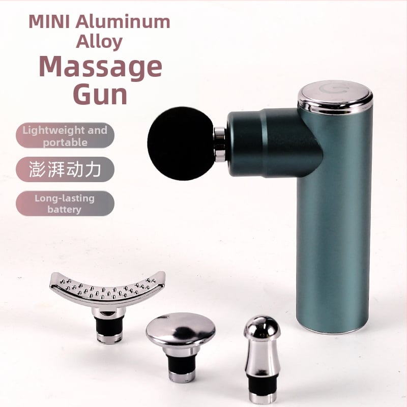 Prijenosni fascia pištolj s brushless motorom, LCD zaslon, 3 glave za masažu, ugrađena baterija s trajanjem 6–8 sati, buka ispod 36 dB