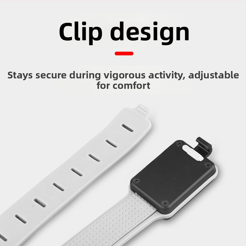 Riešo žibintas bėgimui ir dviračių sportui — atsparus vandeniui, mini, COB 5W, 650mAh, rankinis įkrovimas